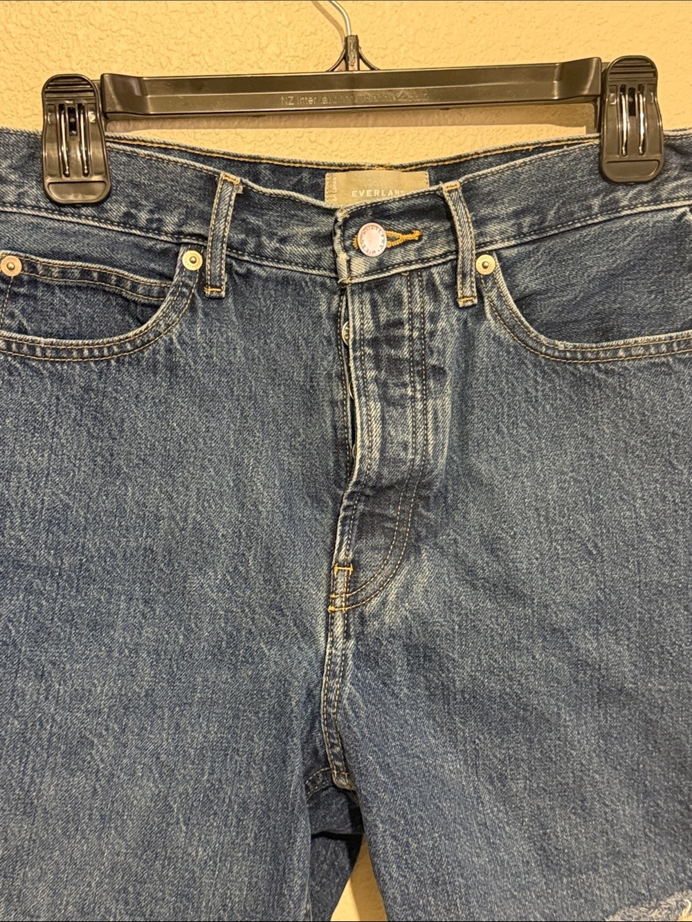 Everlane The Rigid Way High-Rise Denim Shorts - Picture 3 of 6